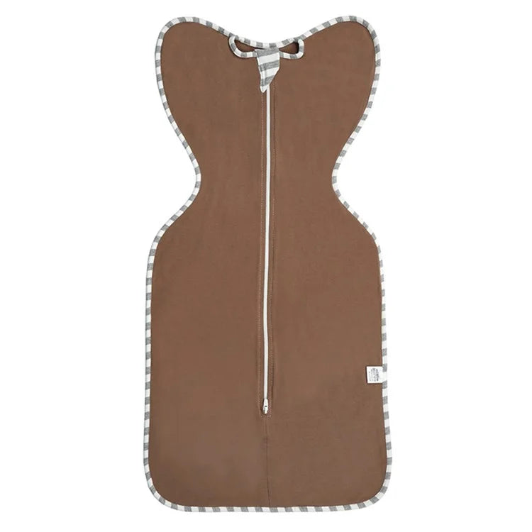 AB01 Cotton Baby Swaddle Infant Anti-kicking Zipper Sleeping Bag, Size L