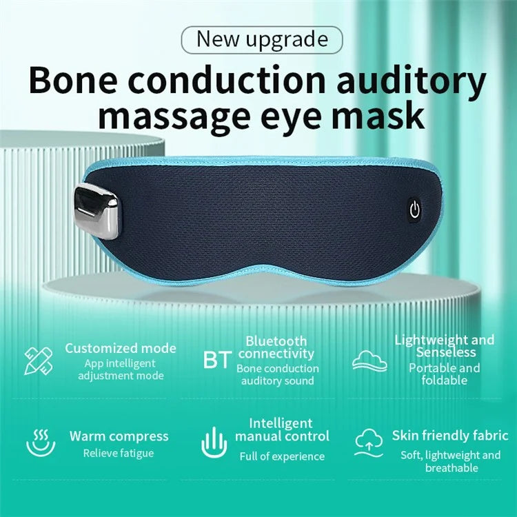 CKGO Y09-Plus Sleep Shading Eye Massage Mask Decompression Bluetooth Music Playing Eye Mask