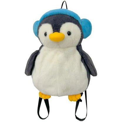 Toddle Children Backpack Plush Penguin School Bag Soft Daypack