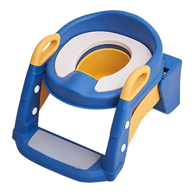 M301-BC PU Seat Cushion Foldable Toilet Baby Children Potty Training Toilet Seat with Ladder