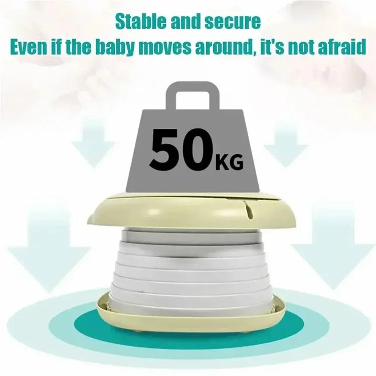 RJ101 Foldable ABS+PP Baby Toilet Potty Seat for Toddler Travel Outdoor Camping