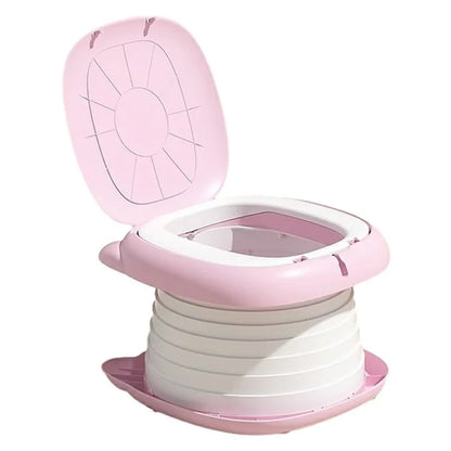 RJ101 Foldable ABS+PP Baby Toilet Potty Seat for Toddler Travel Outdoor Camping