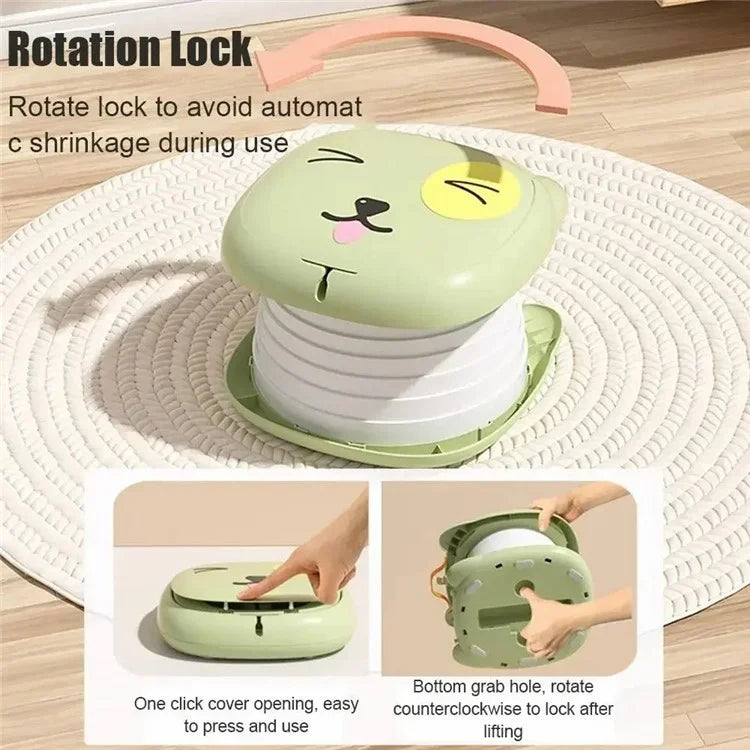 RJ101 Foldable ABS+PP Baby Toilet Potty Seat for Toddler Travel Outdoor Camping