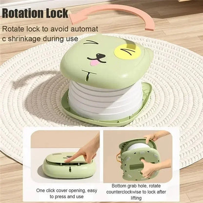 RJ101 Foldable ABS+PP Baby Toilet Potty Seat for Toddler Travel Outdoor Camping