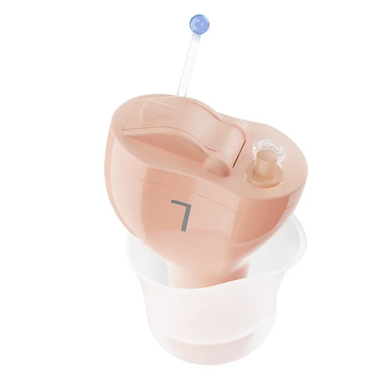 F23D3 Invisible CIC Hearing Amplifier 16 Channels Noise Reduction Wireless Hearing Aid for Elderly Deaf, Single Ear