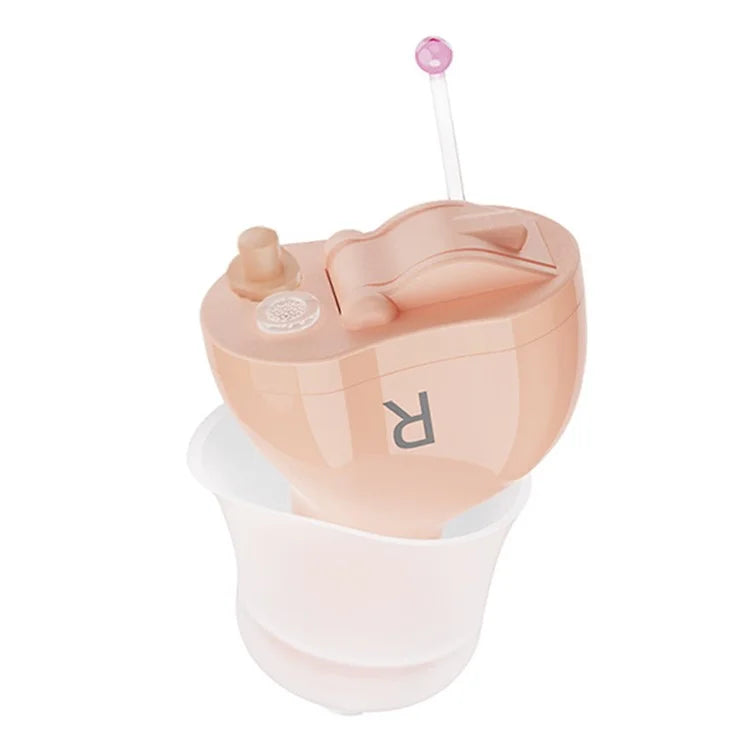 F23D3 Invisible CIC Hearing Amplifier 16 Channels Noise Reduction Wireless Hearing Aid for Elderly Deaf, Single Ear