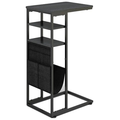 595-C2 Side Table with Magazine Holder, 40x30x71cm