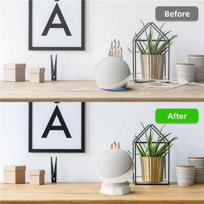 For Amazon Echo Dot (5th Gen) / (4th Gen) Smart Speaker Desktop Stand Anti-Slip Speaker Holder