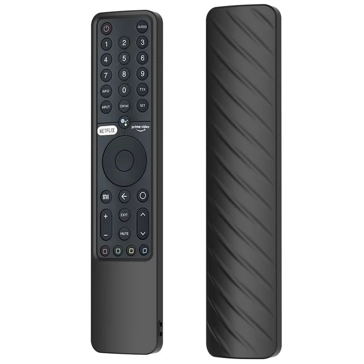 For Xiaomi Mi TV P1 Remote Controller Twill Design Anti-Drop Silicone Protective Cover