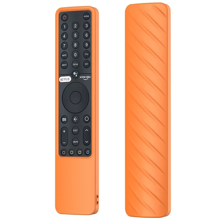 For Xiaomi Mi TV P1 Remote Controller Twill Design Anti-Drop Silicone Protective Cover