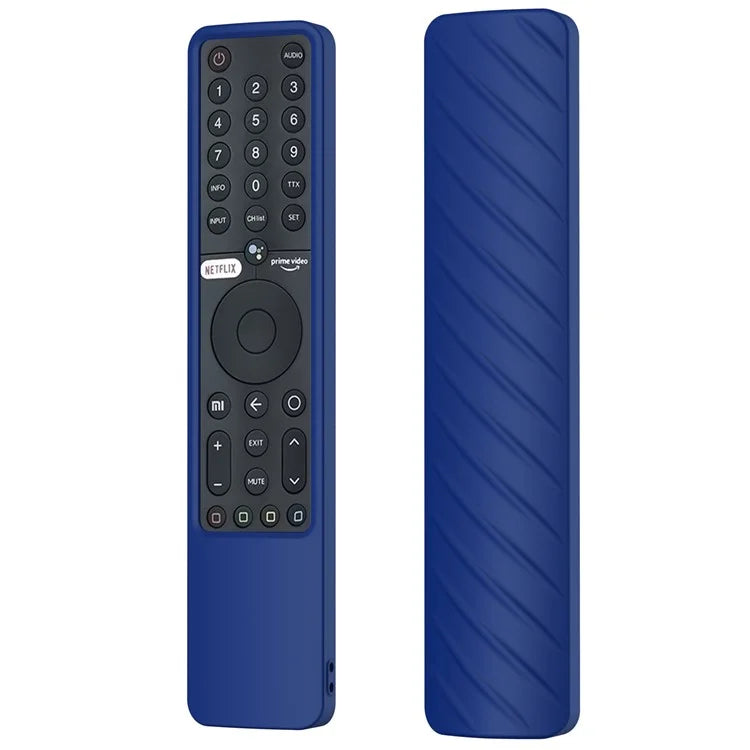 For Xiaomi Mi TV P1 Remote Controller Twill Design Anti-Drop Silicone Protective Cover