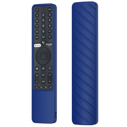 For Xiaomi Mi TV P1 Remote Controller Twill Design Anti-Drop Silicone Protective Cover