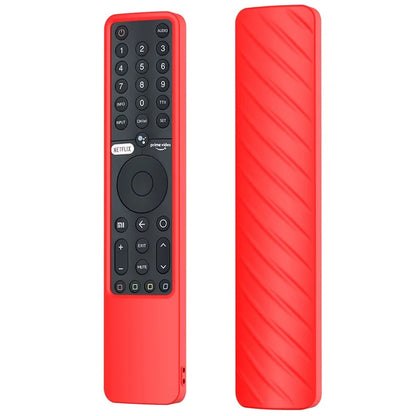 For Xiaomi Mi TV P1 Remote Controller Twill Design Anti-Drop Silicone Protective Cover