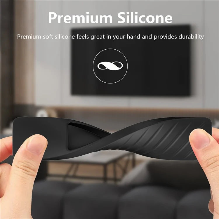 For Xiaomi Mi TV P1 Remote Controller Twill Design Anti-Drop Silicone Protective Cover