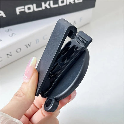 Bear Shape Magnetic Belt Clip Mobile Phone Holder with Clear Tether Tab and Spring Rope