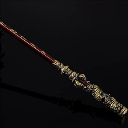35cm Wukong Game Weapon Golden Cudgels Zinc Alloy Props Game Collection Desk Room Decoration