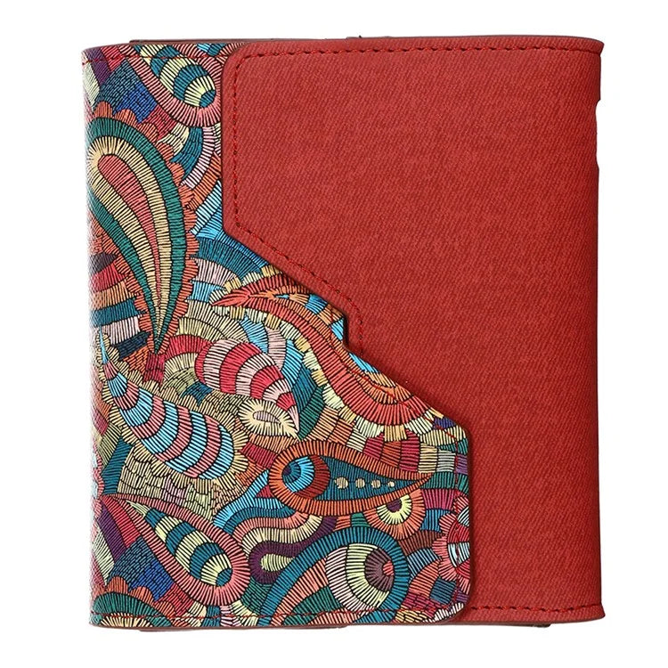 For IQOS ILUMA E-cigarette Leather Protective Case Splicing Design Drop-proof Storage Bag