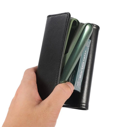 For IQOS ILUMA E-cigarette Protective Case Rivet Decor Storage Bag with Ring Buckle