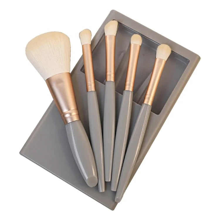 5Pcs / Set Concealer Blending Brush Kit Artificial Fiber Eye Makeup Eyeshadow Makeup Tool