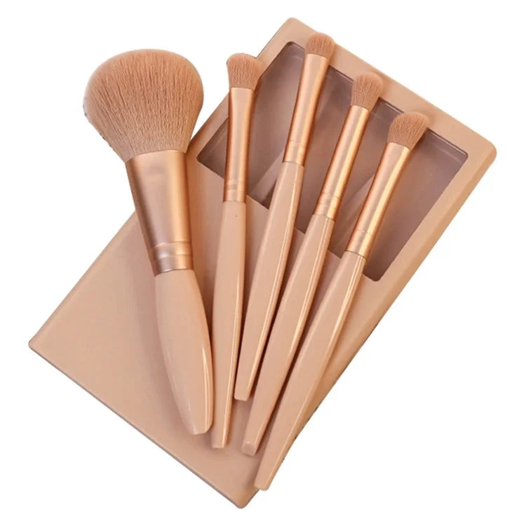 5Pcs / Set Concealer Blending Brush Kit Artificial Fiber Eye Makeup Eyeshadow Makeup Tool