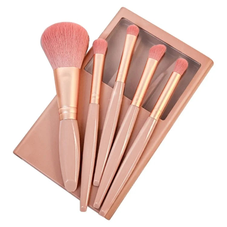 5Pcs / Set Concealer Blending Brush Kit Artificial Fiber Eye Makeup Eyeshadow Makeup Tool