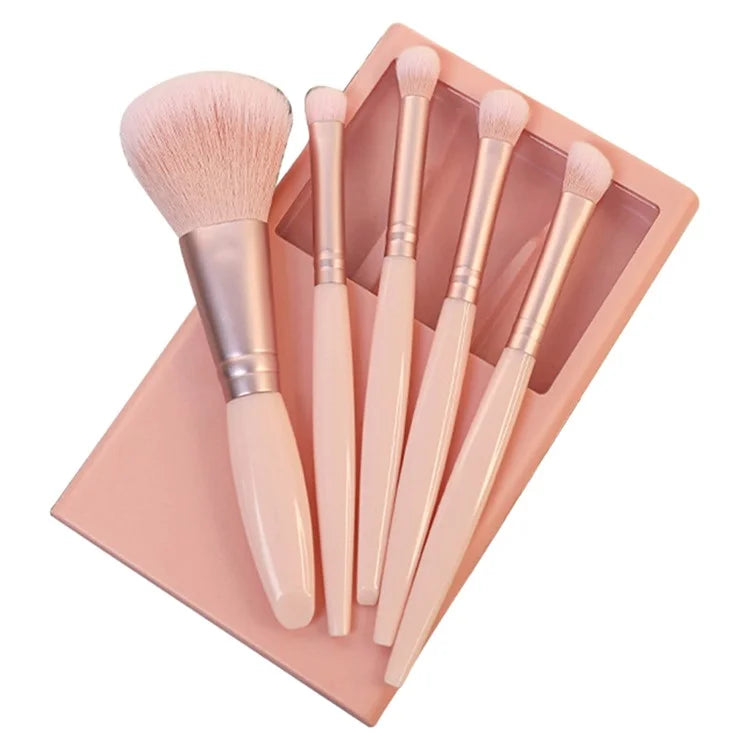 5Pcs / Set Concealer Blending Brush Kit Artificial Fiber Eye Makeup Eyeshadow Makeup Tool