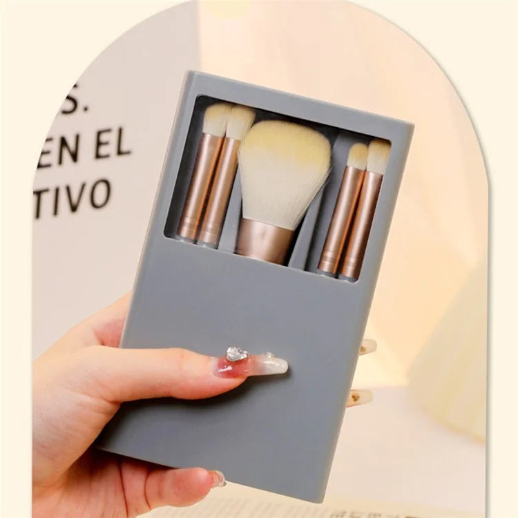 5Pcs / Set Concealer Blending Brush Kit Artificial Fiber Eye Makeup Eyeshadow Makeup Tool