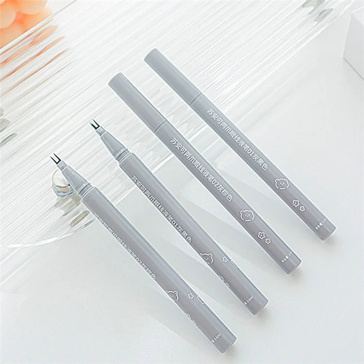 SUAKE Waterproof Eyeliner 2-Tip Liquid Non-smudge Eyeliner Makeup Tool