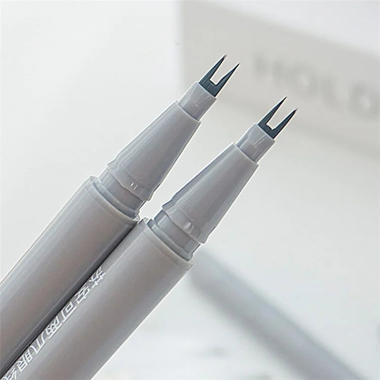 SUAKE Waterproof Eyeliner 2-Tip Liquid Non-smudge Eyeliner Makeup Tool