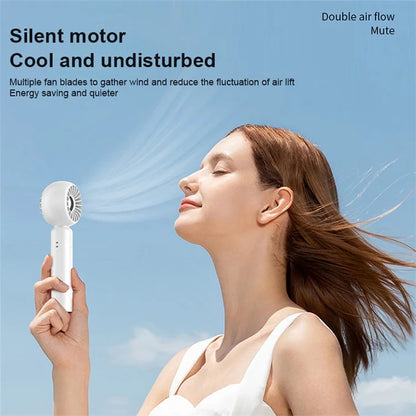 TGVI'S Portable USB Rechargeable Cooling Fan Handheld Summer Fan