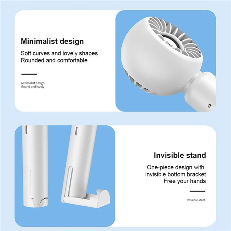 TGVI'S Portable USB Rechargeable Cooling Fan Handheld Summer Fan