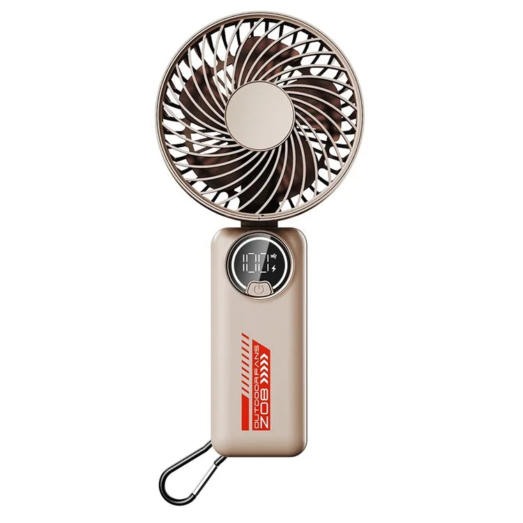 Z08 Foldable 10000mAh Rechargeable Cooling Fan Outdoor Handheld Summer Fan