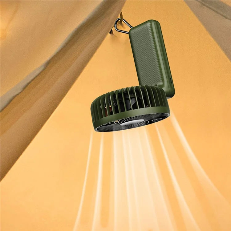 Z08 Foldable 10000mAh Rechargeable Cooling Fan Outdoor Handheld Summer Fan
