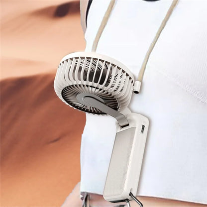Z08 Foldable 10000mAh Rechargeable Cooling Fan Outdoor Handheld Summer Fan