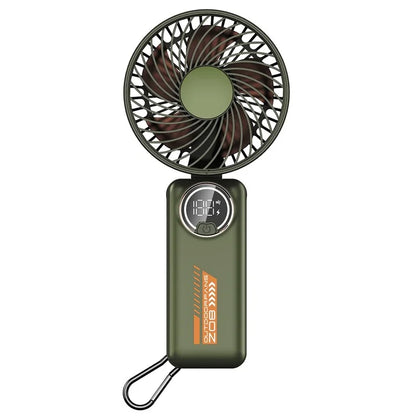Z08 Foldable 10000mAh Rechargeable Cooling Fan Outdoor Handheld Summer Fan