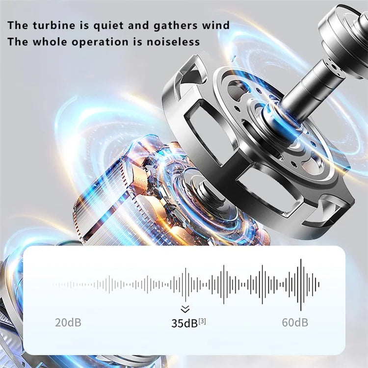 Semiconductor Cold Compress Nano Mist Desk Fan 3 Speeds Adjustable Handheld Fan