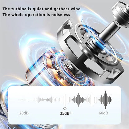 Semiconductor Cold Compress Nano Mist Desk Fan 3 Speeds Adjustable Handheld Fan