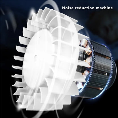 5 Gears Adjustable Neck Hanging Fan Brushless Motor Cooling Fan with Digital Display