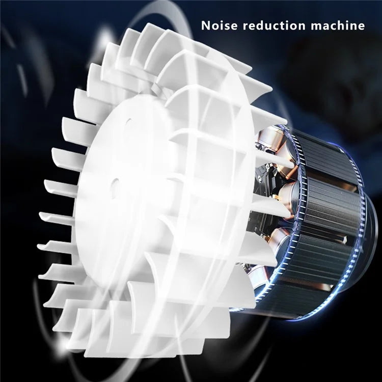 5 Gears Adjustable Neck Hanging Fan Brushless Motor Cooling Fan with Digital Display