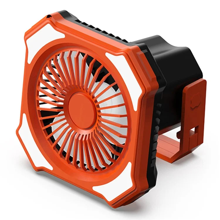 Multi-function Outdoor Camping Emergency Light Power Bank Remote Control Fan with Hook