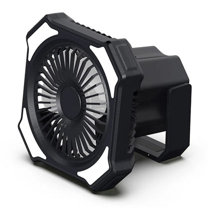 Multi-function Outdoor Camping Emergency Light Power Bank Remote Control Fan with Hook