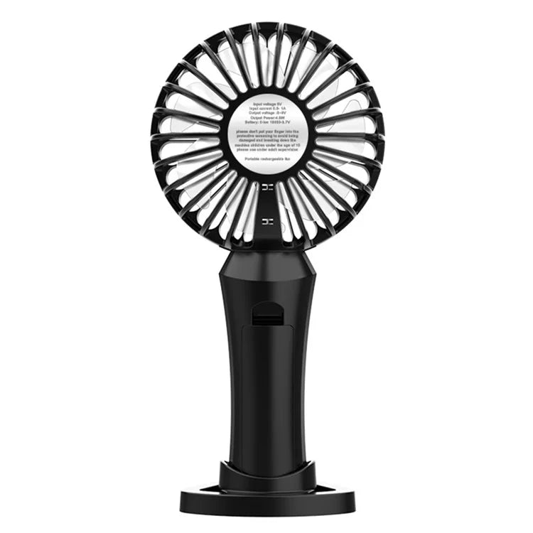 808 Rechargeable Handheld Fan Summer Cooler Desktop Cooling Fan