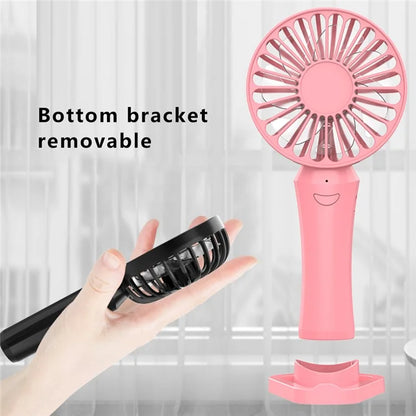 808 Rechargeable Handheld Fan Summer Cooler Desktop Cooling Fan
