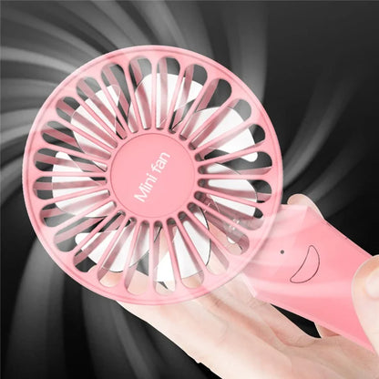 808 Rechargeable Handheld Fan Summer Cooler Desktop Cooling Fan