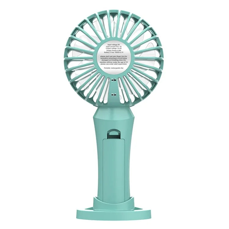 808 Rechargeable Handheld Fan Summer Cooler Desktop Cooling Fan