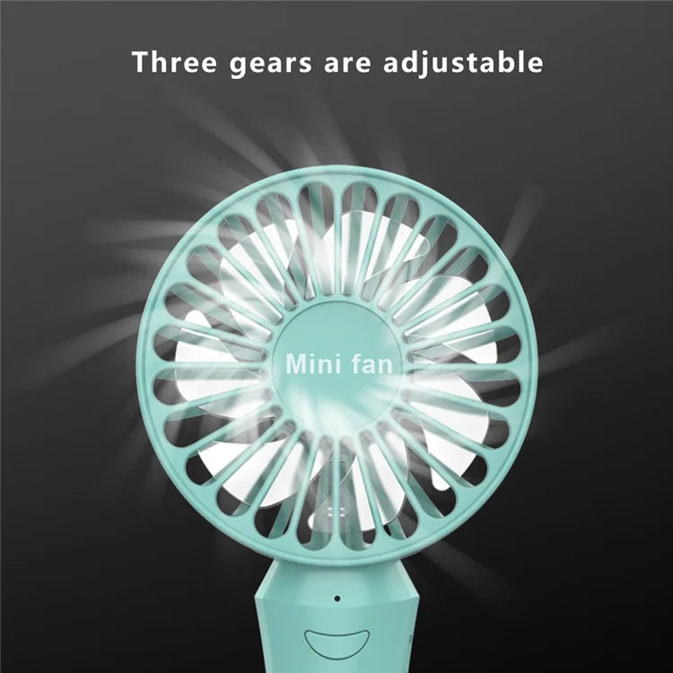 808 Rechargeable Handheld Fan Summer Cooler Desktop Cooling Fan