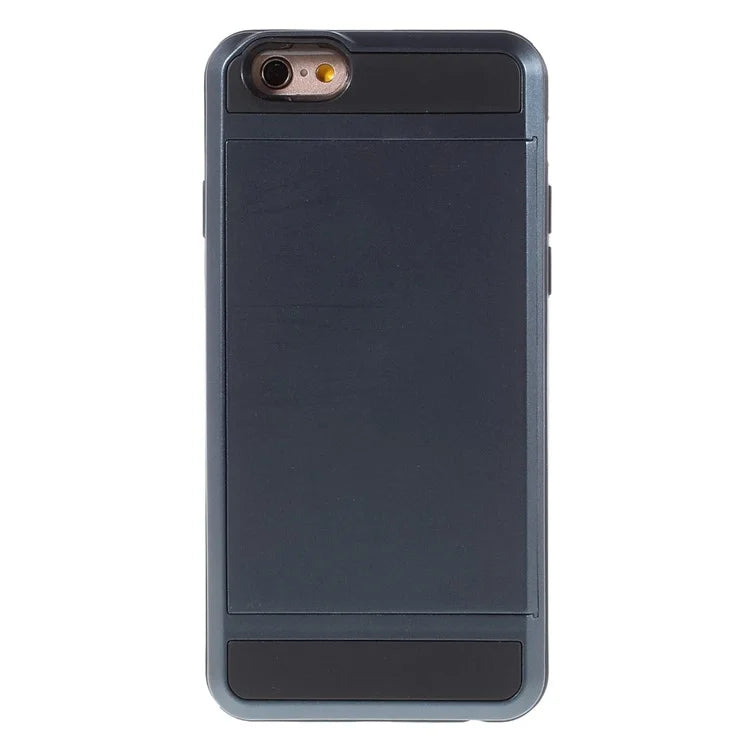 Card Holder PC TPU Hybrid Phone Cover for iPhone 6s Plus / 6 Plus