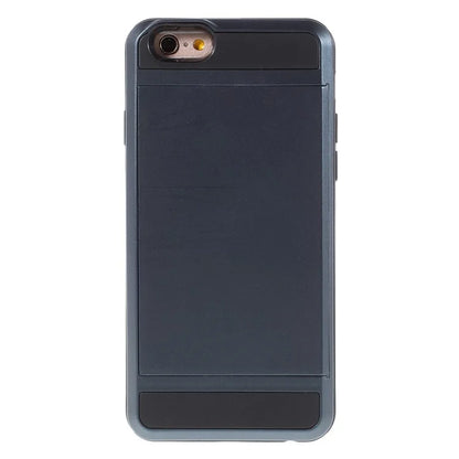 Card Holder PC TPU Hybrid Phone Cover for iPhone 6s Plus / 6 Plus
