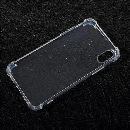 For iPhone XS / X 5.8 inch Drop-Proof See-through TPU Case Cover