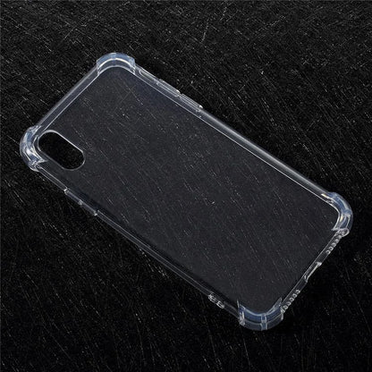 For iPhone XS / X 5.8 inch Drop-Proof See-through TPU Case Cover